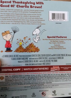 Holiday Blu-ray - A Charlie Brown Thanksgiving Special Edition blu