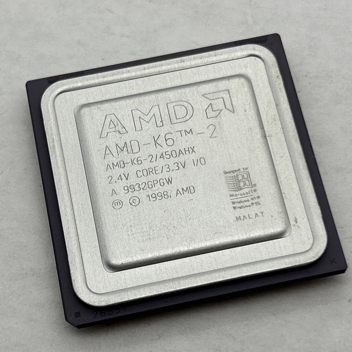 最終価格 超レア✨️AMD K6-III 450MHz Socket7 CPU Socket 7 CPU - AMD K6-2 500MHz - AMD-K6-2/500AFX - TESTED | eBay