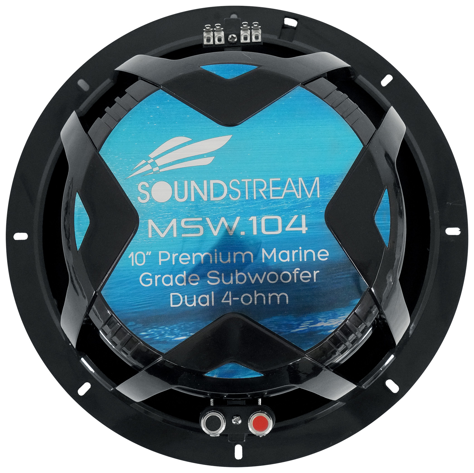 2 SoundStream MSW104 10 морскихлодочныхUTV сабвуферов мощностью 600 Вт с 4-омными сабвуферами DVC