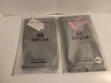 2-Empetua Women's Size M/L High Waisted Shaper Short Black.