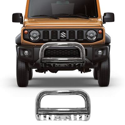 Stainless Bull Bar Brush Bumper Grille Guard For 99-07 Chevy Silverado/Sierra