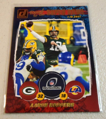 AARON RODGERS #dr1 2021 PANINI DONRUSS PACKERS ROAD TO SUPER BOWL