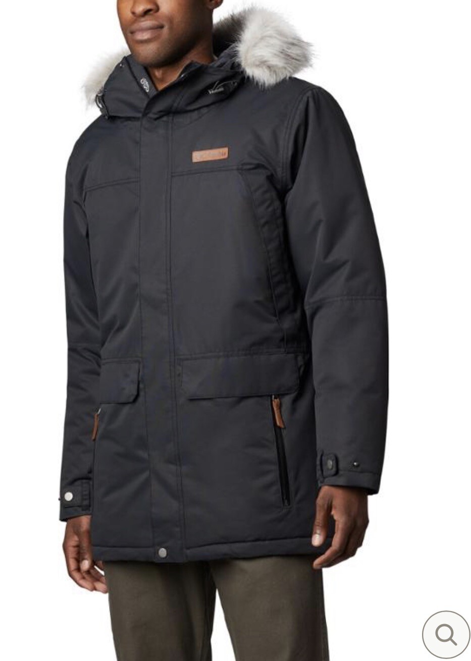 Parka de plumón Columbia South Canyon para hombre talla mediana artículo #176898