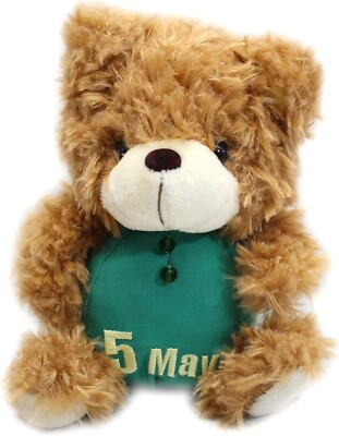 Teddy bear, BEAR'S365, May, Brown, Total length: 18cm, Polyester, Take-off