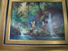WDAC-MICKEY AND MINNIE IN PARADISE-ARTIST PROOF- FRAMED