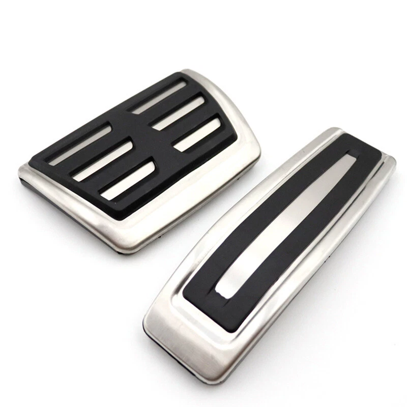 Cubiertas de pedal de freno de gasolina de coche LHD de acero para Audi Q7 Volkswagen Touareg Cayenne Foto 3 de 4