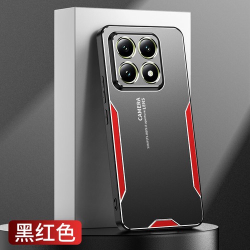 For Xiaomi 14T, Luxury Shockproof Hybrid Metal Aluminum Soft Cover Case - 第 10/14 張圖片