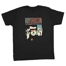 Roy Orbison Shirt XL Black Tour Concert Rock Band Tee Elvis Presley The Beatles 