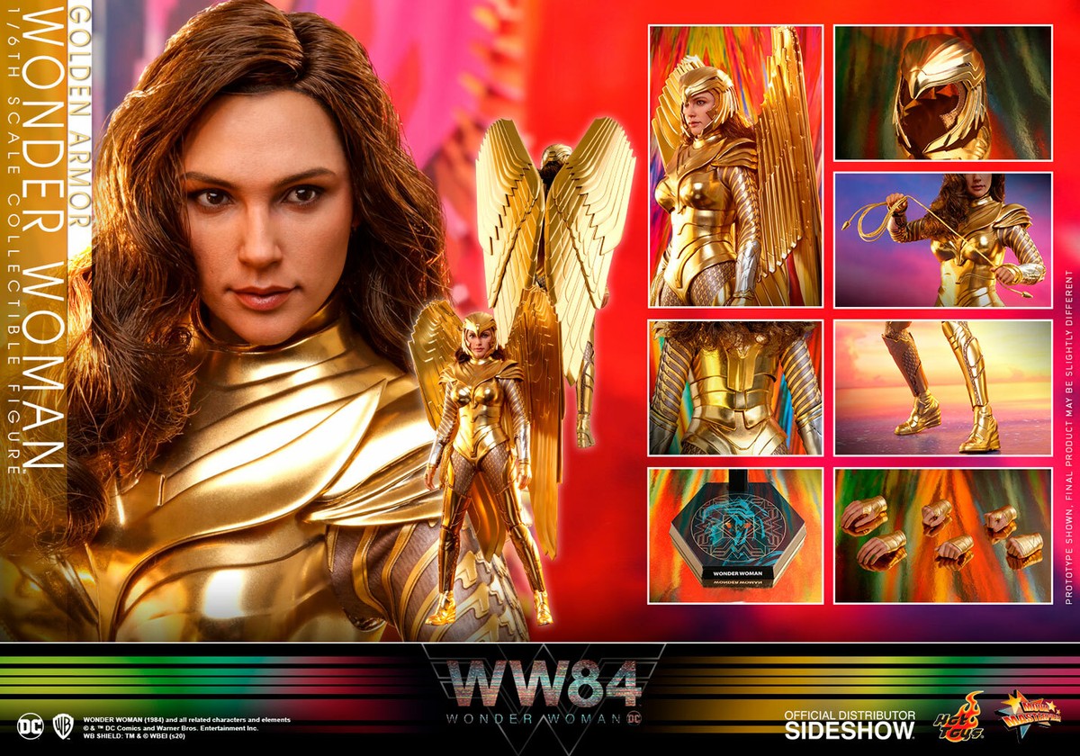 WW84~WONDER WOMAN / GOLDEN ARMOR~SIXTH SCALE FIGURE~MMS577~HOT