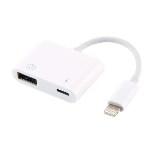 NK101 8 Pin to USB Camera Reader Adapter, Compatible with IOS 9.1 and Above Syst