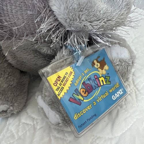 Webkinz Gray Elephant HM007 Sealed Code Tag Attached PC Interactive Toy NOS - Picture 2 of 7