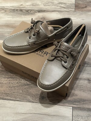 Women's Sperry Top-Sider Songfish Pearlized Taupe Boat Shoe