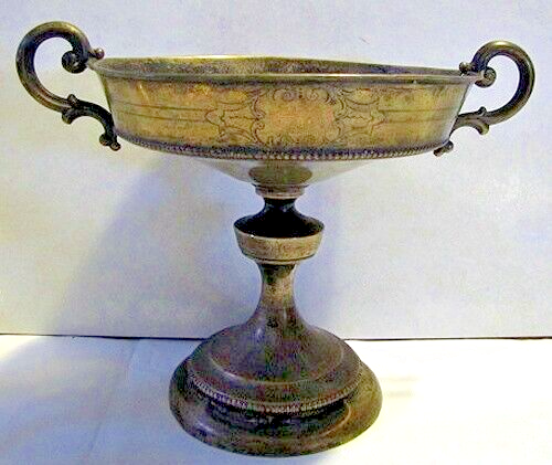Pedestal Tazza de compota de plata 750 alemán Antq diseño de trabajo de agitación del siglo XVII - Imagen 2 de 11