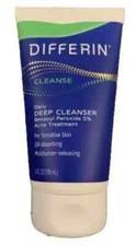 Differin Cleanse Daily Deep Cleanser Benzoyl 5 Acid Acne Treatment new no box 