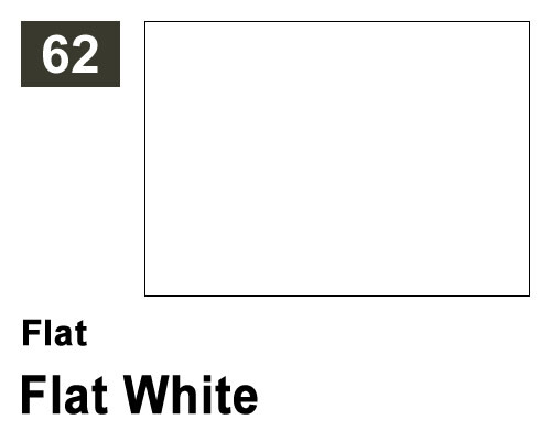 Mr.Hobby G062 Mr.Color Flat 062 Flat White (10ml) modellismo