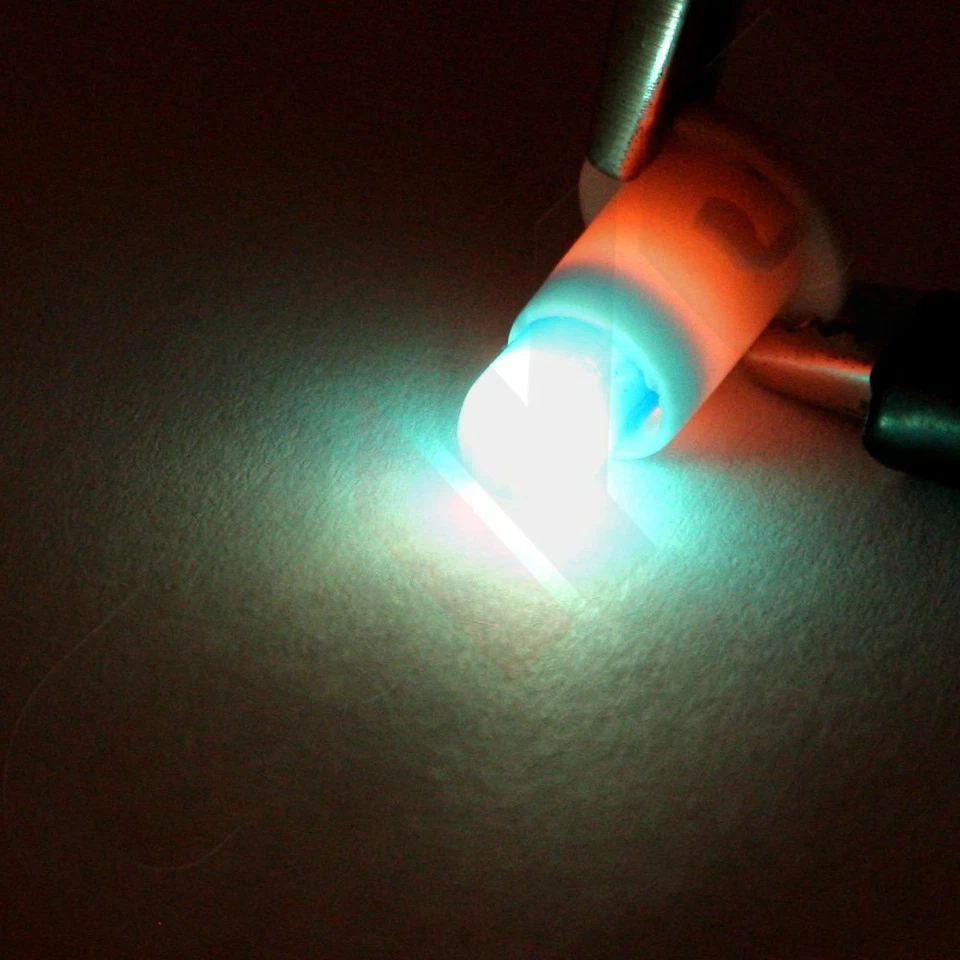 6 piezas azul hielo T4.7/T5 Neo cuña tablero de instrumentos HVAC luz climática 12 mm bombillas halógenas Foto 4 de 4