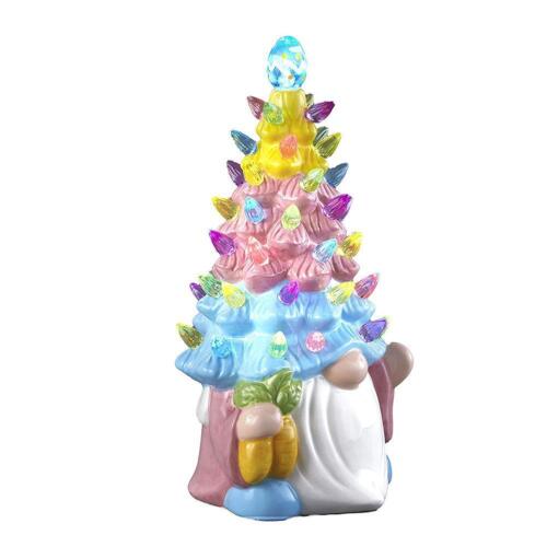 Easter spring decoration with lamp resin rabbit faceless doll dwarf decoration' - Picture 3 of 17