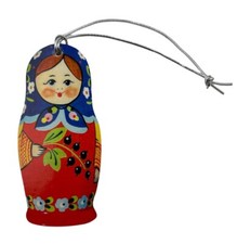 Russian Doll Hanging Decoration -Russian Doll Christmas Tree Decoration RD13-Dec