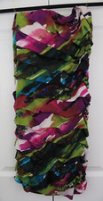 SPEECHLESS Multicolor Strapless Dress - Junior Size Medium - Stretchy Pull-On