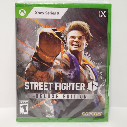 Street Fighter 6 Deluxe Edition Xbox Series X Brand New Factory Sealed Capcom