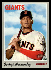 2019 Topps Heritage #58 Gorkys Hernandez San Francisco Giants