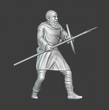 Northern Crusades Miniatures Medieval Civilian Townsman 28 32 35 40 50 54mm 3D