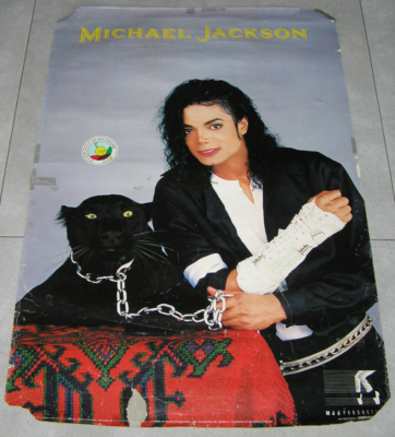Michael Jackson RARE Original OFFICIAL HUGE POSTER 40