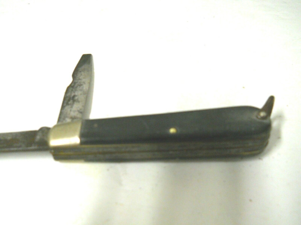 Vtg Camillus New York Folding Double Blade Utility Camping Vtg Camillus New York Folding Double Blade Utility Camping