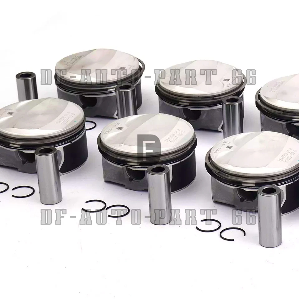 8x Piston & Ring Set STD Φ92mm For BMW M3 E90 E92 E93 S65B40 4.0 V8 11257840918 - Image 2 of 4
