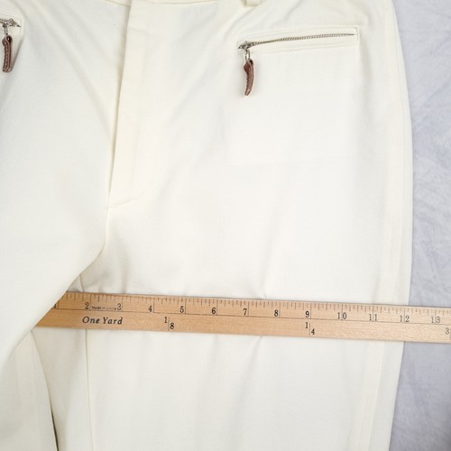 Ralph Lauren Black Label Equestrian Jodhpur Riding Pants Women 12 White Breeches - Picture 17 of 24
