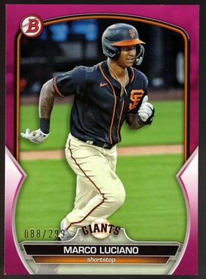 Marco Luciano - 2023 Bowman Prospects Fuchsia /299 #BP-43 (RC) FREE SHIPPING!!