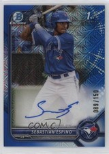 2022 Bowman Chrome Prospect HTA Choice Refractor /150 Sebastian Espino Auto 6k2