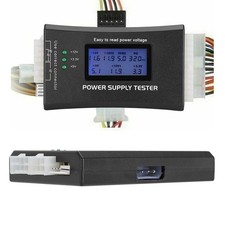 Computer Power Supply Tester 20/24 Pin PC Tester LCD Display ATX BTX ITX