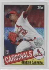 2020 Update Silver Pack 1985 Topps Chrome Baseball Genesis Cabrera #CPC-39 8y6