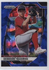 2025 Panini Prizm Blue Ice Prizm Shinnosuke Ogasawara #165 0o2b