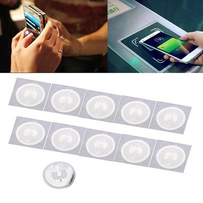 10Pack 144 bytes NFC Mobile Phone Tags Universal Tag Ntag213 Chip Smart Label n