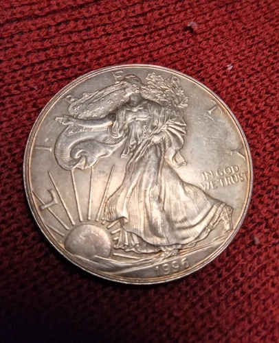 1996 1 oz American Silver Eagle .999 | Key Date | 1 oz fine silver, great value