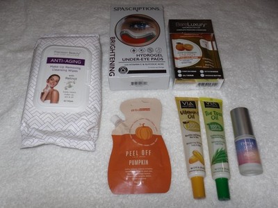 LOT-7 Beauty products all NIP never opened. Anti-aging makeup remover w/Retinol,