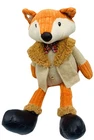 ANTHROPOLOGIE Fabrizio Fox Plush 18” Tall Stuffed Woodland Forest Toy Sits 12”
