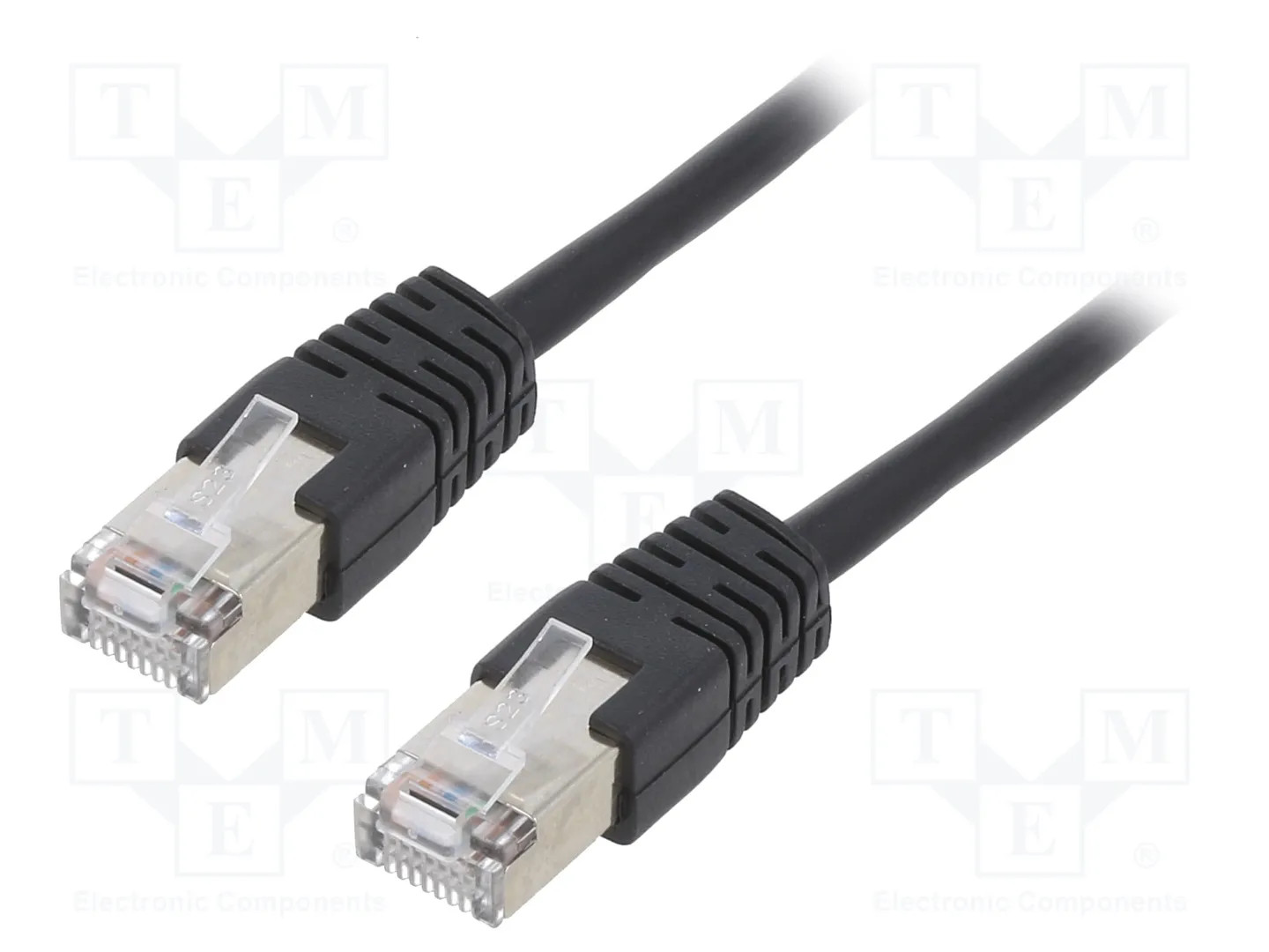 2 pièces GEMBIRD PP22-0.5M/BK Patch cord