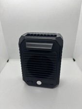 portable waist clip fan 10000mah battery powered black 3 speed