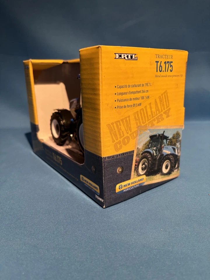 Tractor 1/32 ERTL New Holland T6.175 "Reunión de concesionarios 2018" cambio hacia el futuro Foto 3 de 4