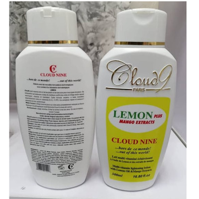 Cloud 9 Paris Lemon Plus & Mango Extracts Lightening Body Lotion 500ml