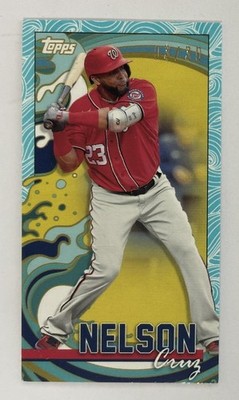 Nelson Cruz 2022 Topps Rip Mini Riptide #MRIP-NC #/30 - Washington Nationals