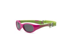 Real Shades Kids Unbreakable Sunglasses, Baby 0 , Pink/Lime, UV Protection