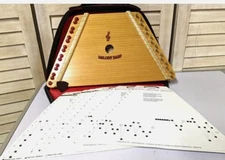 HearthSong-Lyrical Lap Harp with Case & extra Music Sheets