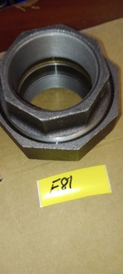 ANVIL 2'' BLACK THREADED UNION PIPE FITTING GALVANIZED MALLEABLE IRON 150 NPT FEM