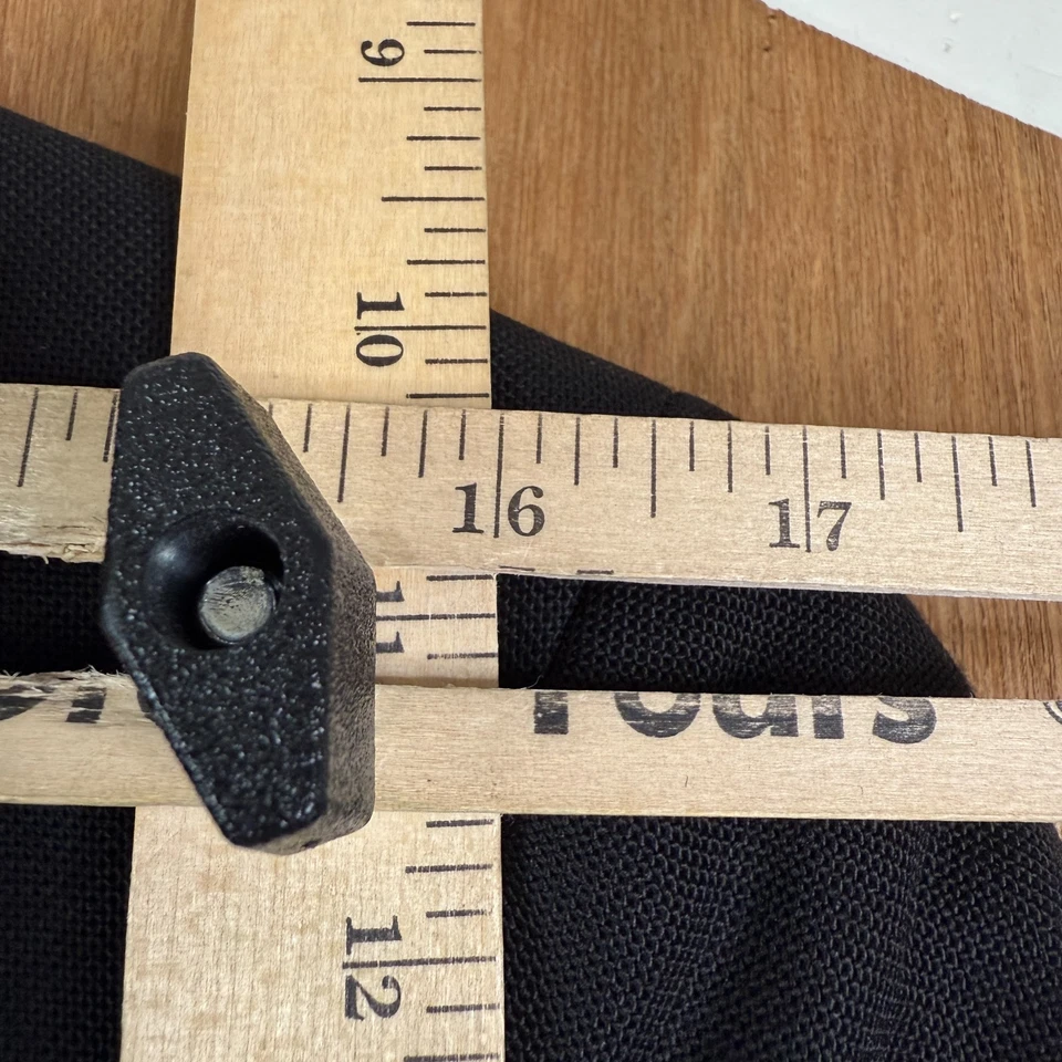 Винтажный двубортный мужской блейзер 38S черный 4x1 шерсть 1950-е подкладка пейсли хопсак - Изображение 4 из 4