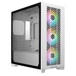 Cooler Master Elite 301 Gaming Case W/ Glass Side Micro Atx 3X Argb Fans Psu Shr - Picture 2 of 2