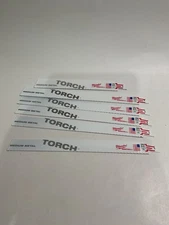 5x Milwaukee Torch Sawzall Reciprocating Saw Blades Medium Metal USA Made 6"